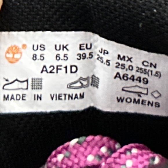 NIB Timberland Garrison Trail Waterproof Mid Hiker Hiking Black Mesh Camo - Picture 14 of 16